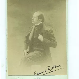 Portrait photographique d'Edmond Rostand