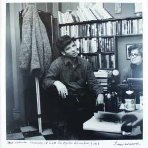 Jack Kerouac thinking up lines