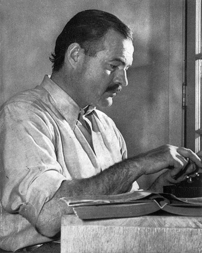 Portrait de Ernest Hemingway