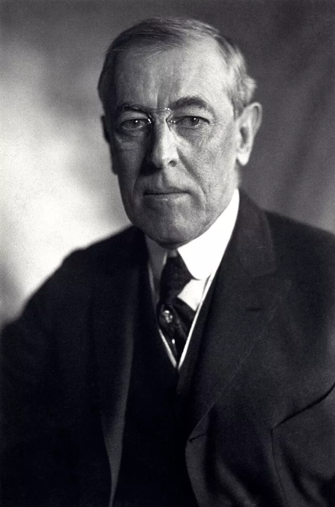 Portrait de Woodrow Wilson