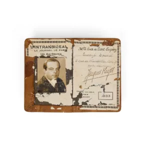 Carte d'envoyé spécial pour L'Intransigeant